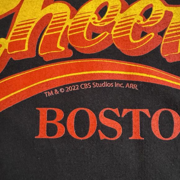 Cheers Bar Boston T-Shirt Men’s 2XL NWT Black Cliff Calvin Double Sided - Picture 3 of 9